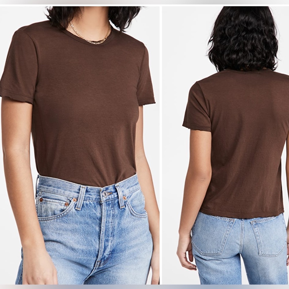 Cotton Citizen Standard Tee in Chocolate Brown
